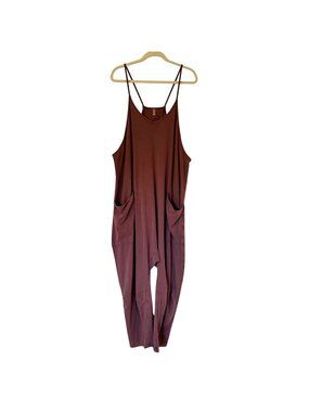 Free People Movement Hot Shot Onesie in Pomegranate XL